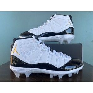 Nike Air Jordan 11 Mid TD "Gratitude" Football Cleats Men's Size 14 FV5374-107